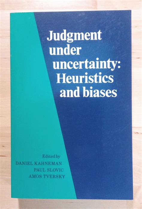 heuristics and biases kahneman